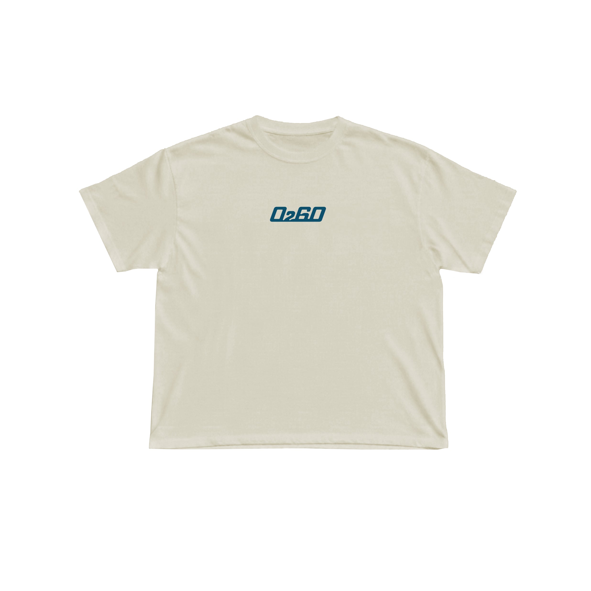0260 Built With Passion Tee (Cream / Le Mans Blue)