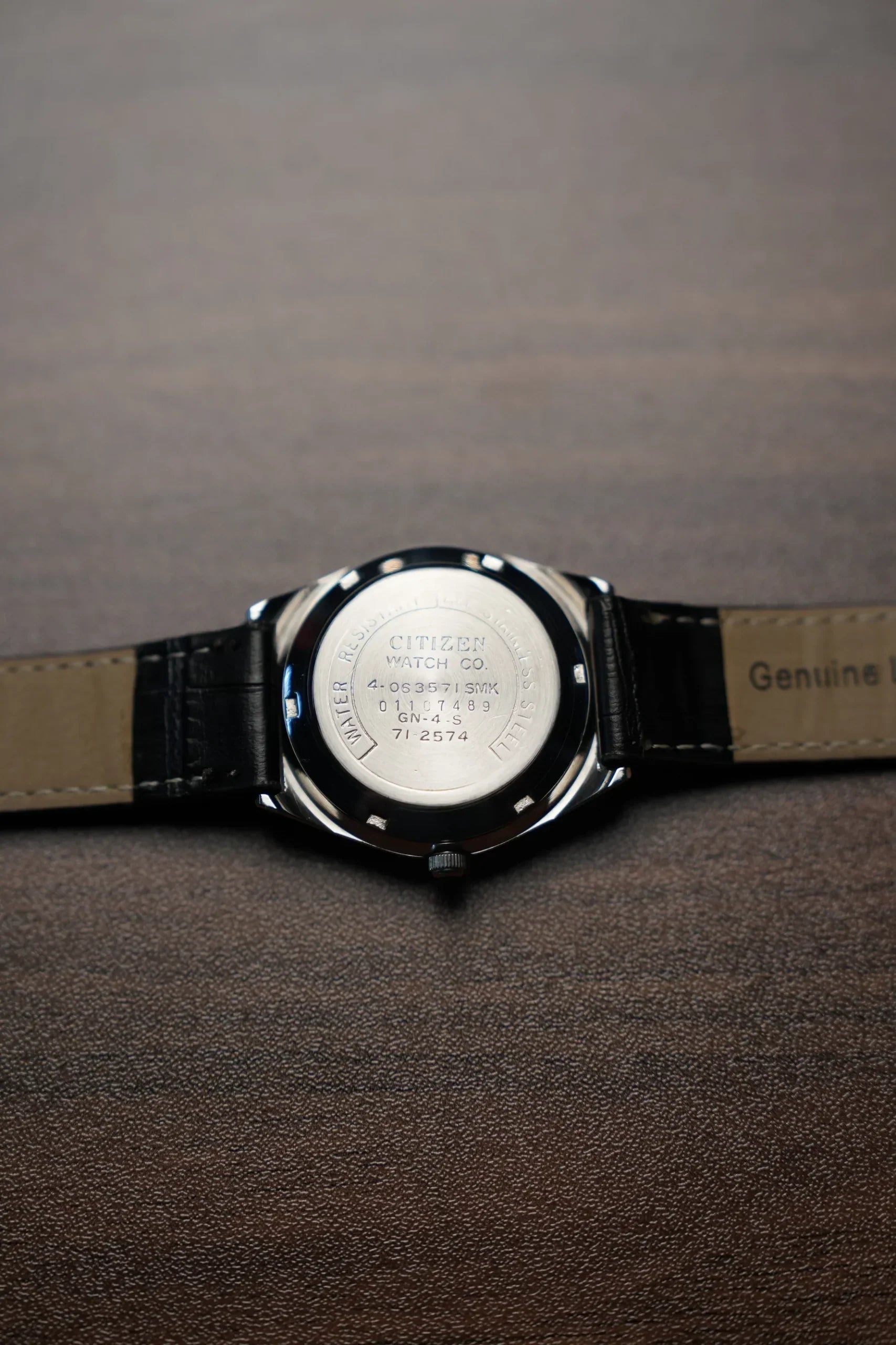 Citizen Automatic Black Checkered Dial 21 Jewel GN-45-71-2574