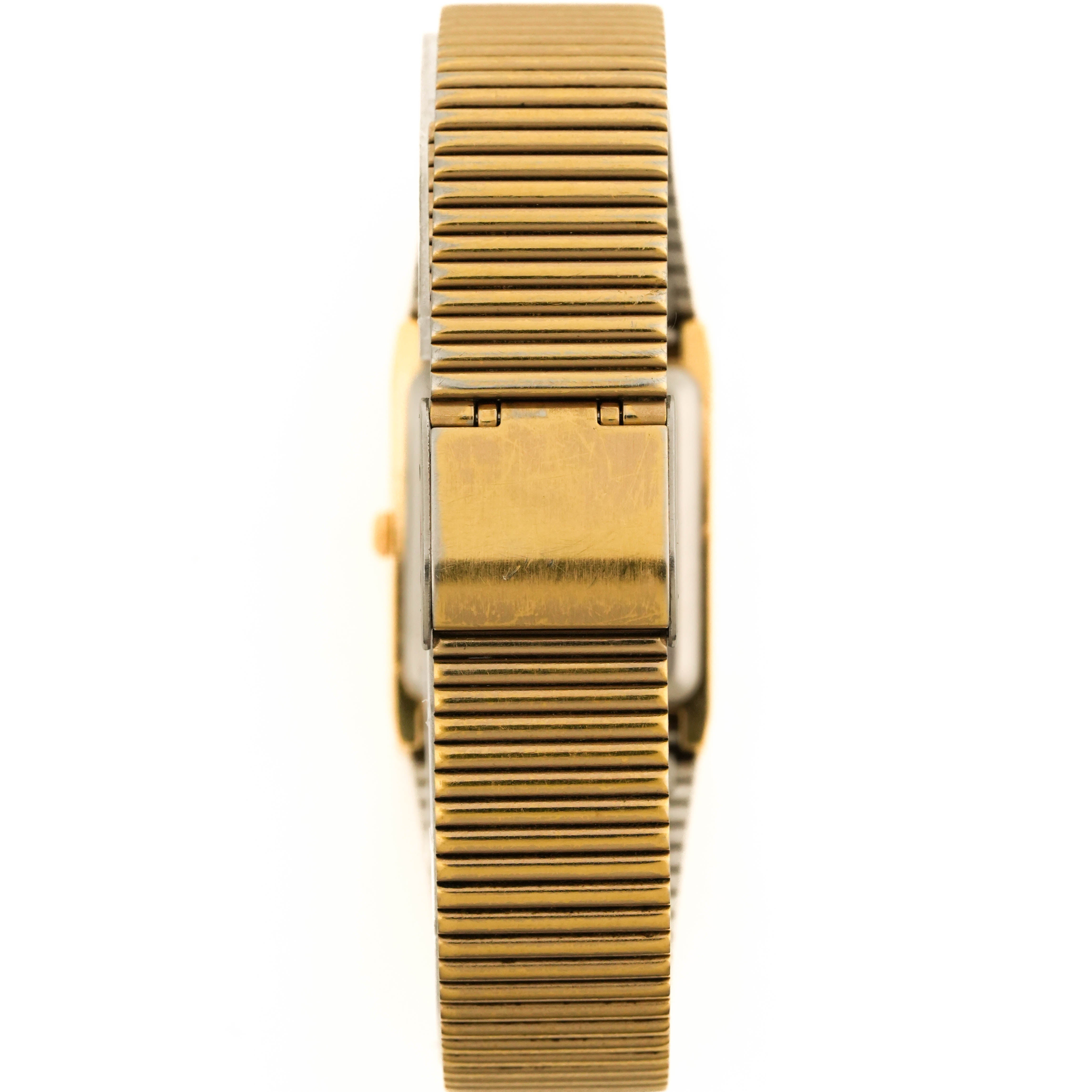 1988 Seiko Galaxy “Grill Master” Black Ribbed Dial Tank 5Y91-5020