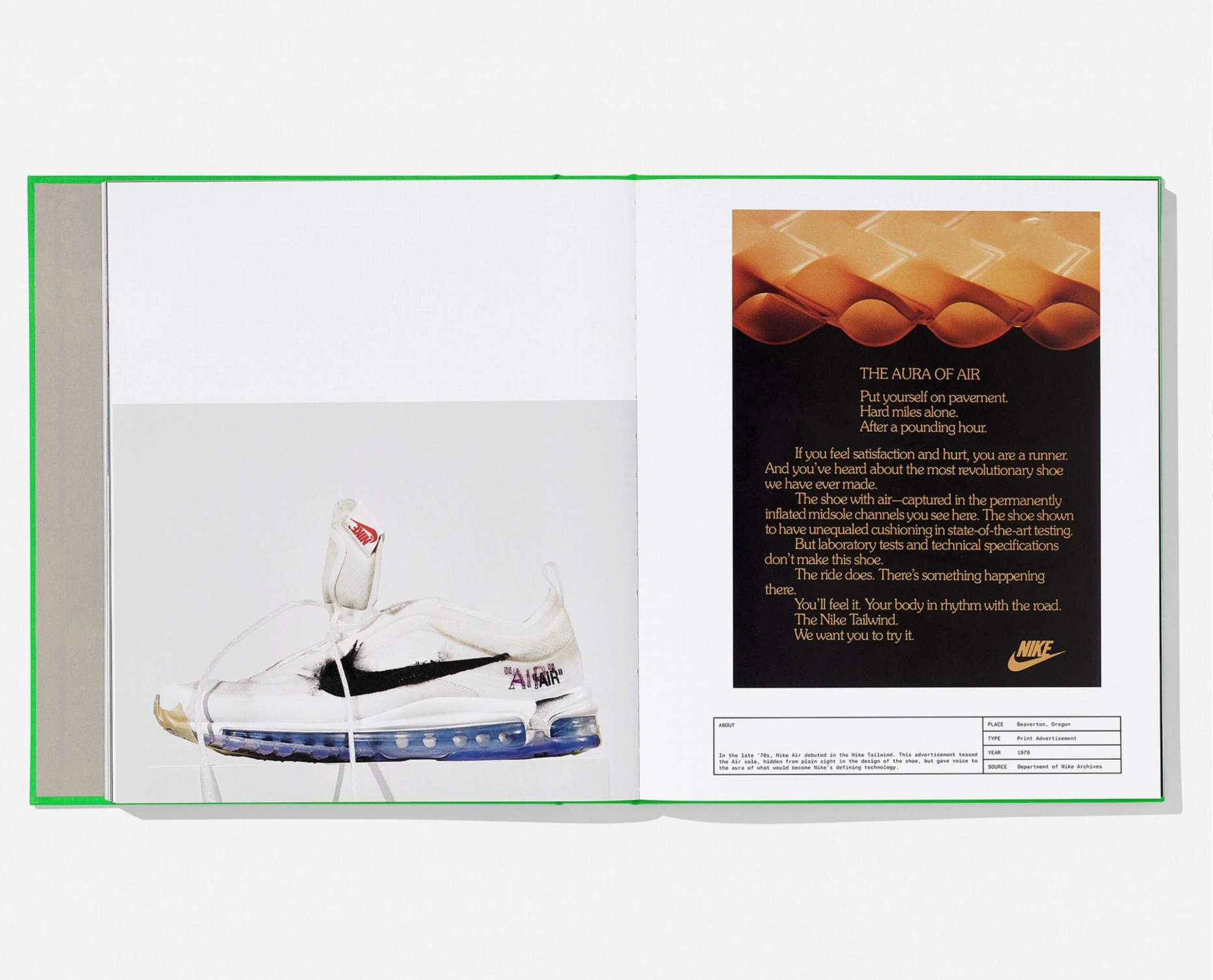 Virgil Abloh x Nike Icons Book – Green Hardcover Edition