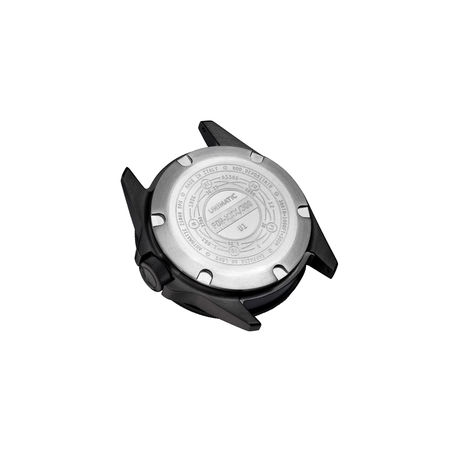 Unimatic U1-FDN Diving Watch Kit – Limited Edition of 300 | Black White DLC Watch