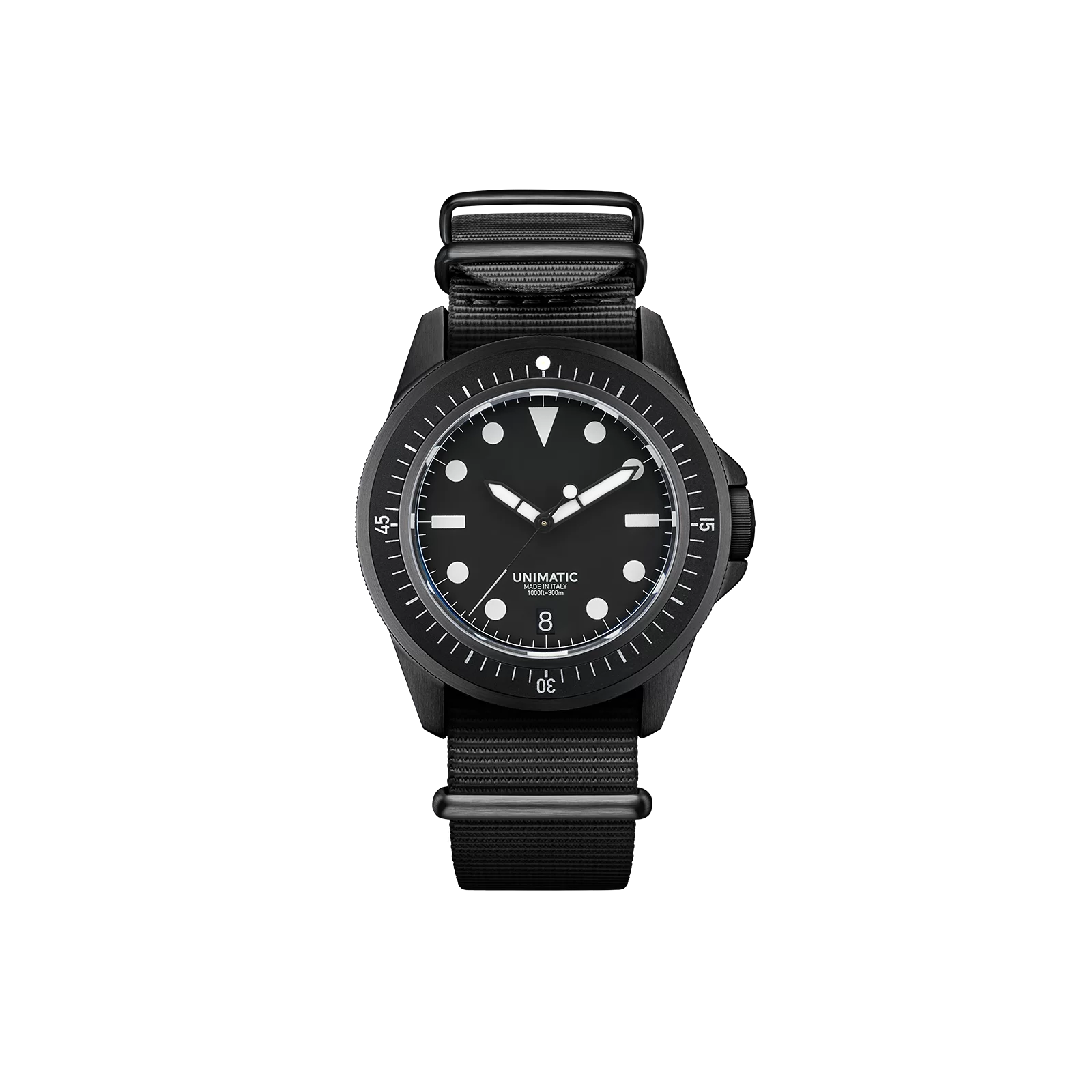 Unimatic U1-FDN Diving Watch Kit – Limited Edition of 300 | Black White DLC Watch