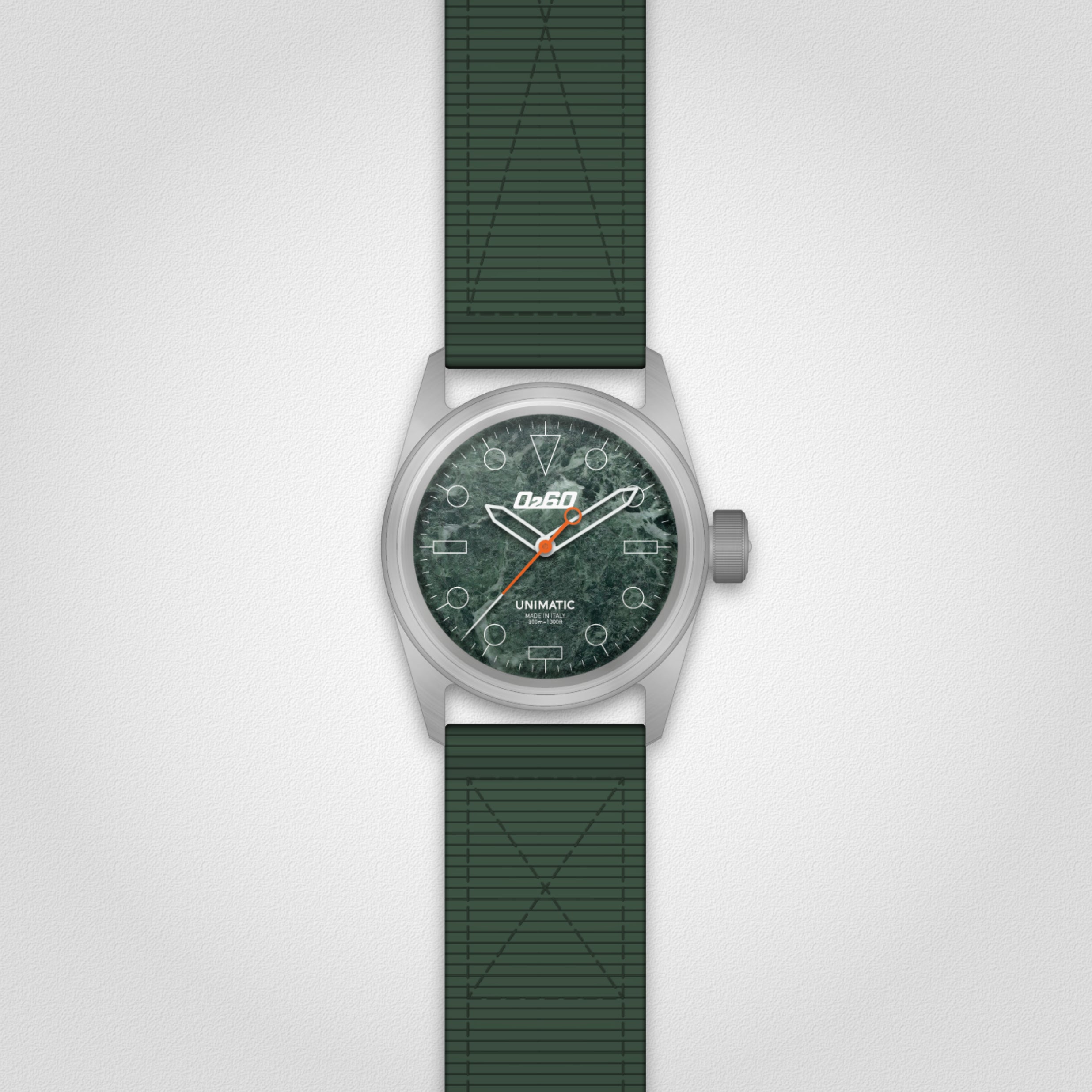 Unimatic U5S-0260-GJ Green Jasper Dial Automatic Watch