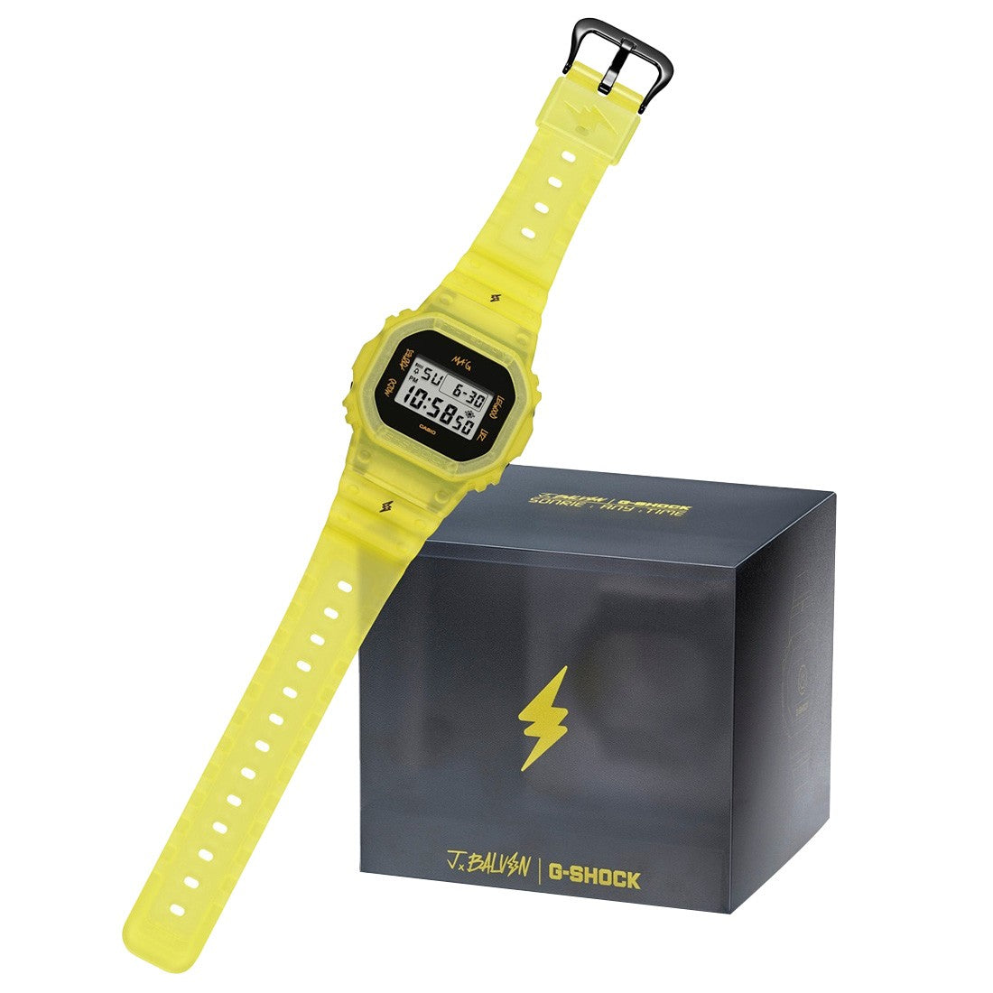 G-Shock x J Balvin DWE5600JB-1A9 – Yellow Black Limited Edition Watch