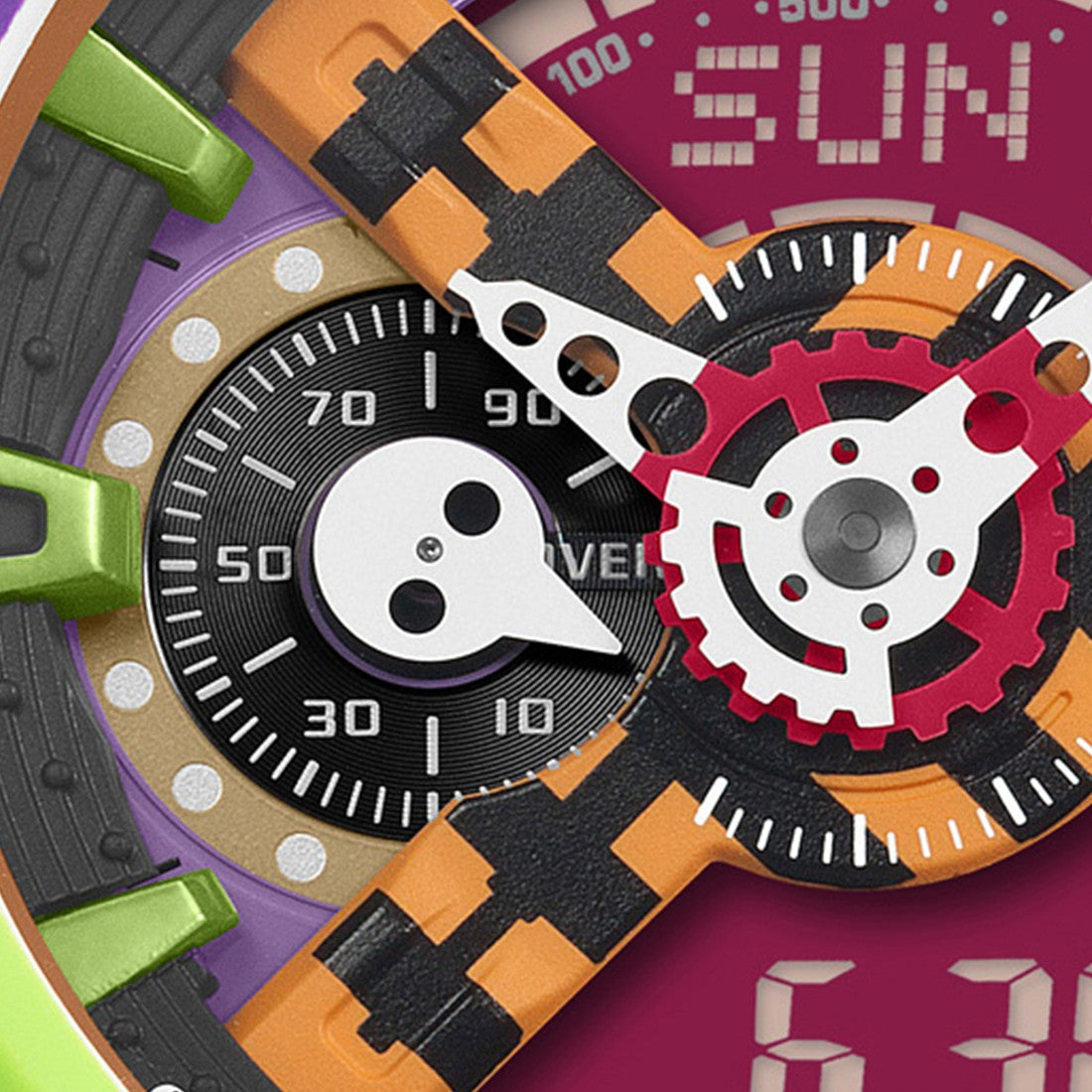 G-Shock Evangelion GA110EVA30-7A – Purple Multi Anime Collab Watch
