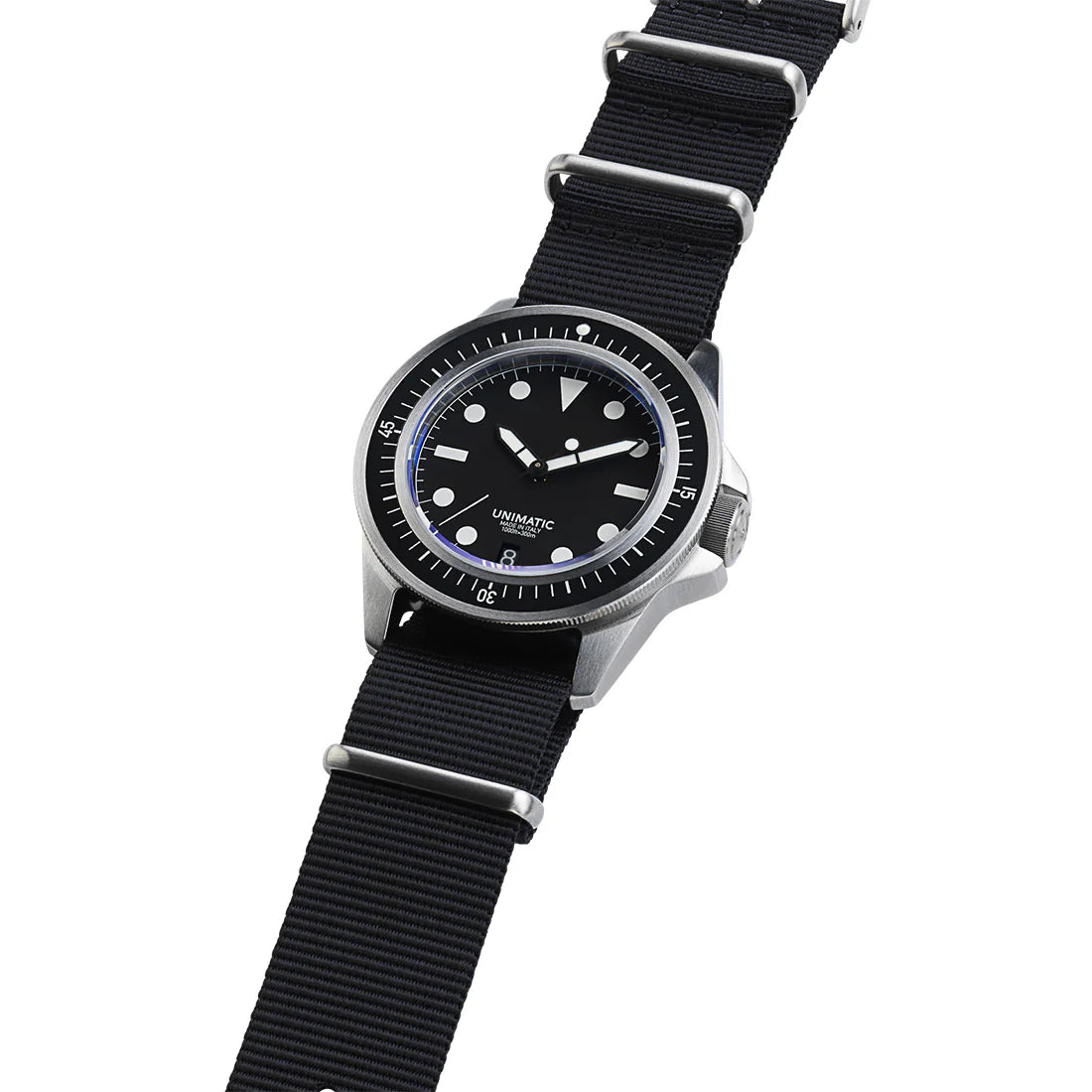 Unimatic U1-FD Diving Watch Kit – Limited Edition of 600 | Black Silver Diver Watch