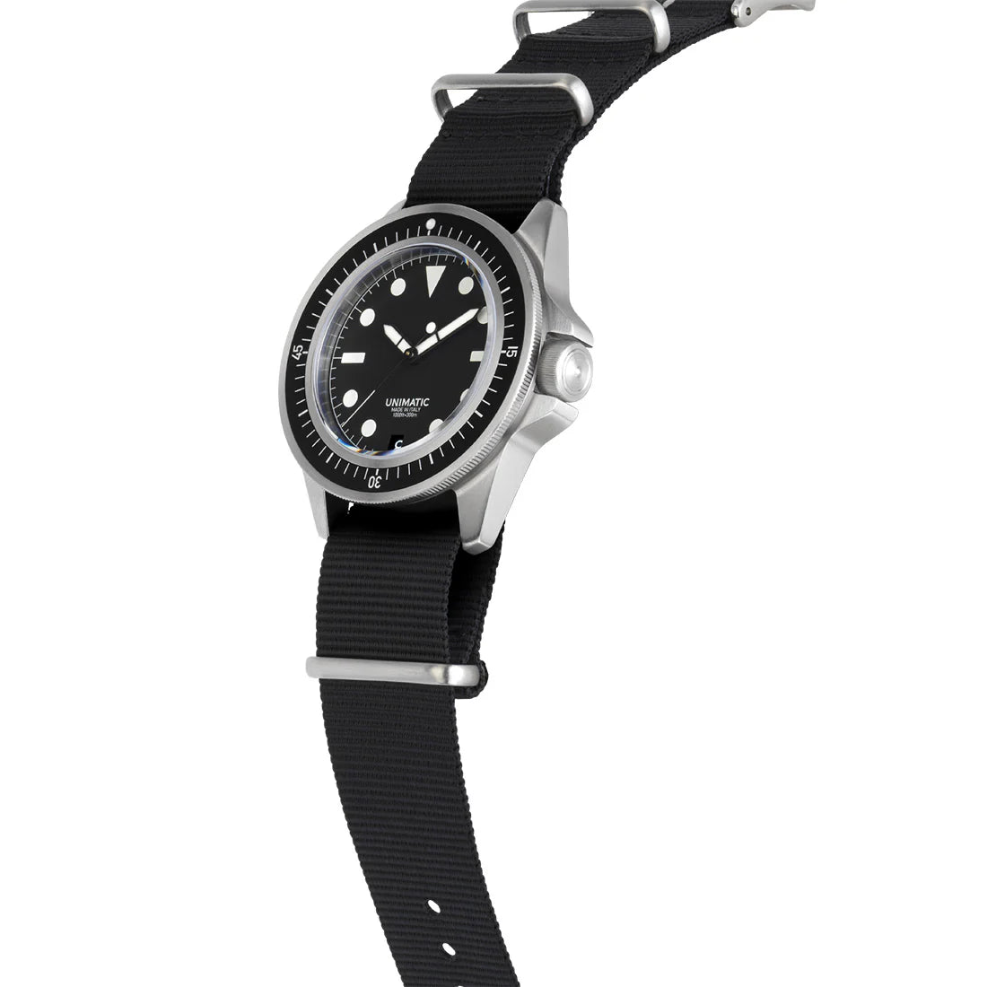 Unimatic U1-FD Diving Watch Kit – Limited Edition of 600 | Black Silver Diver Watch