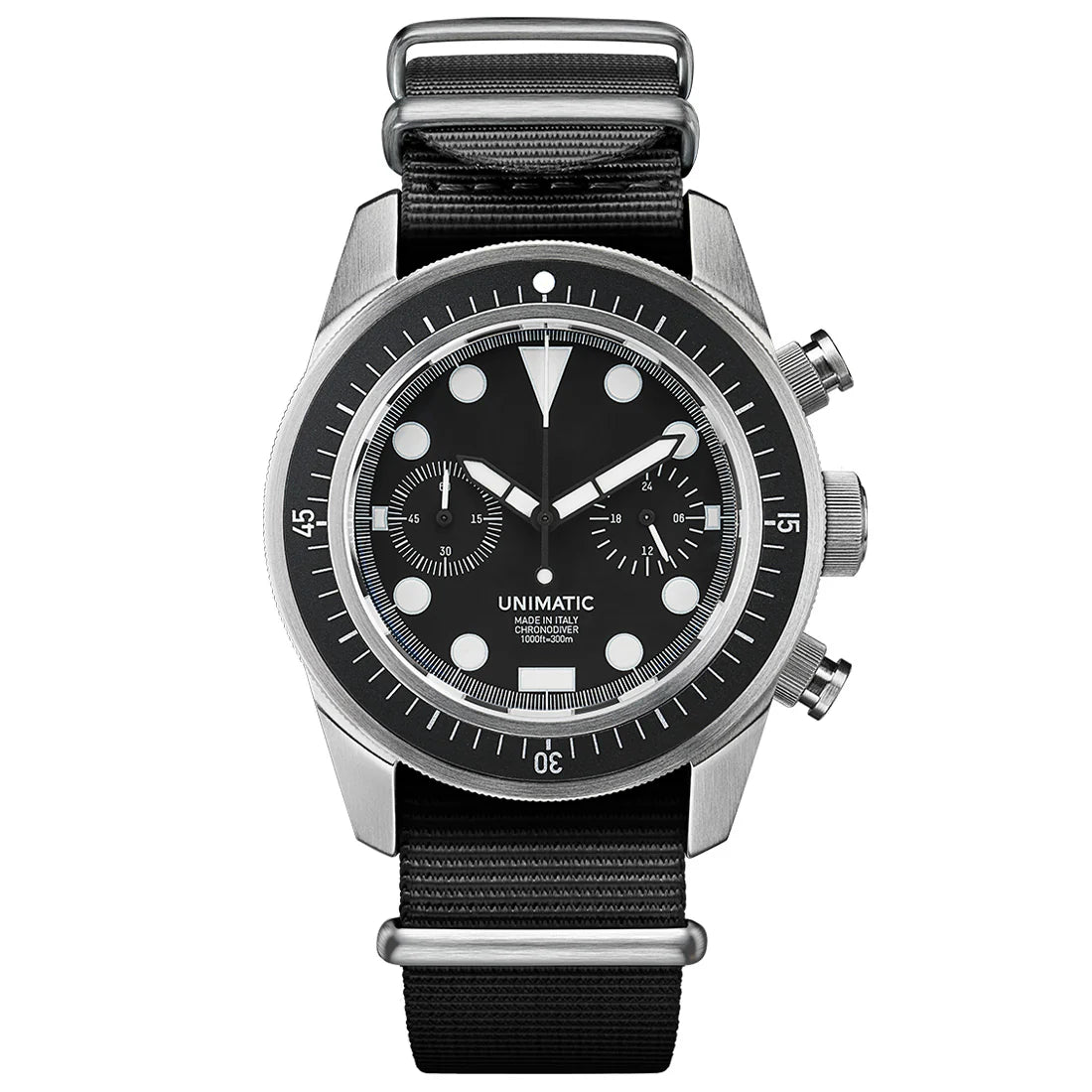 Unimatic U3F Watch Kit – Limited Edition of 600 | Black White Diver Watch