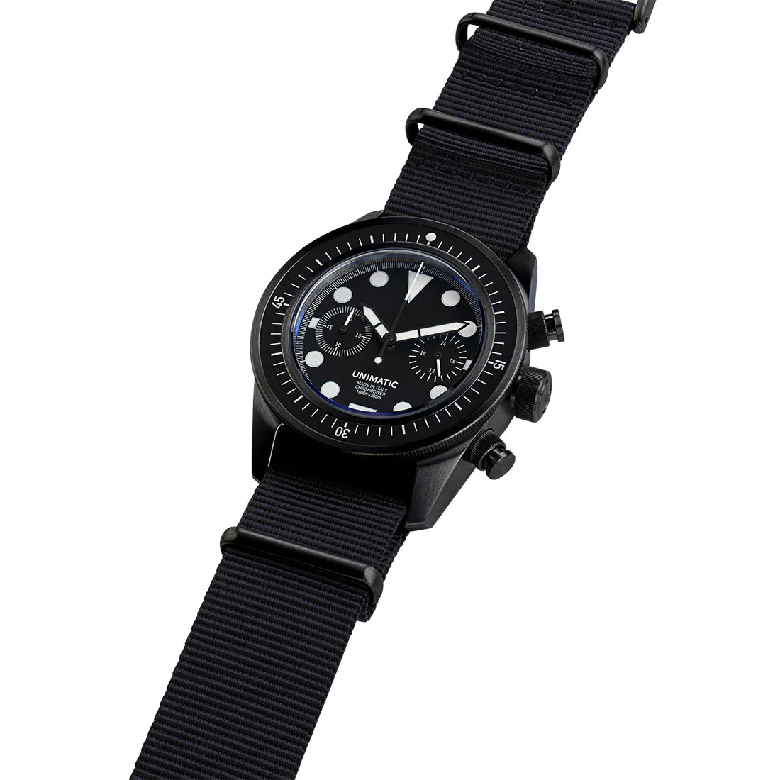 Unimatic U3FN Watch Kit – Limited Edition of 300 | Black White DLC Diver Watch