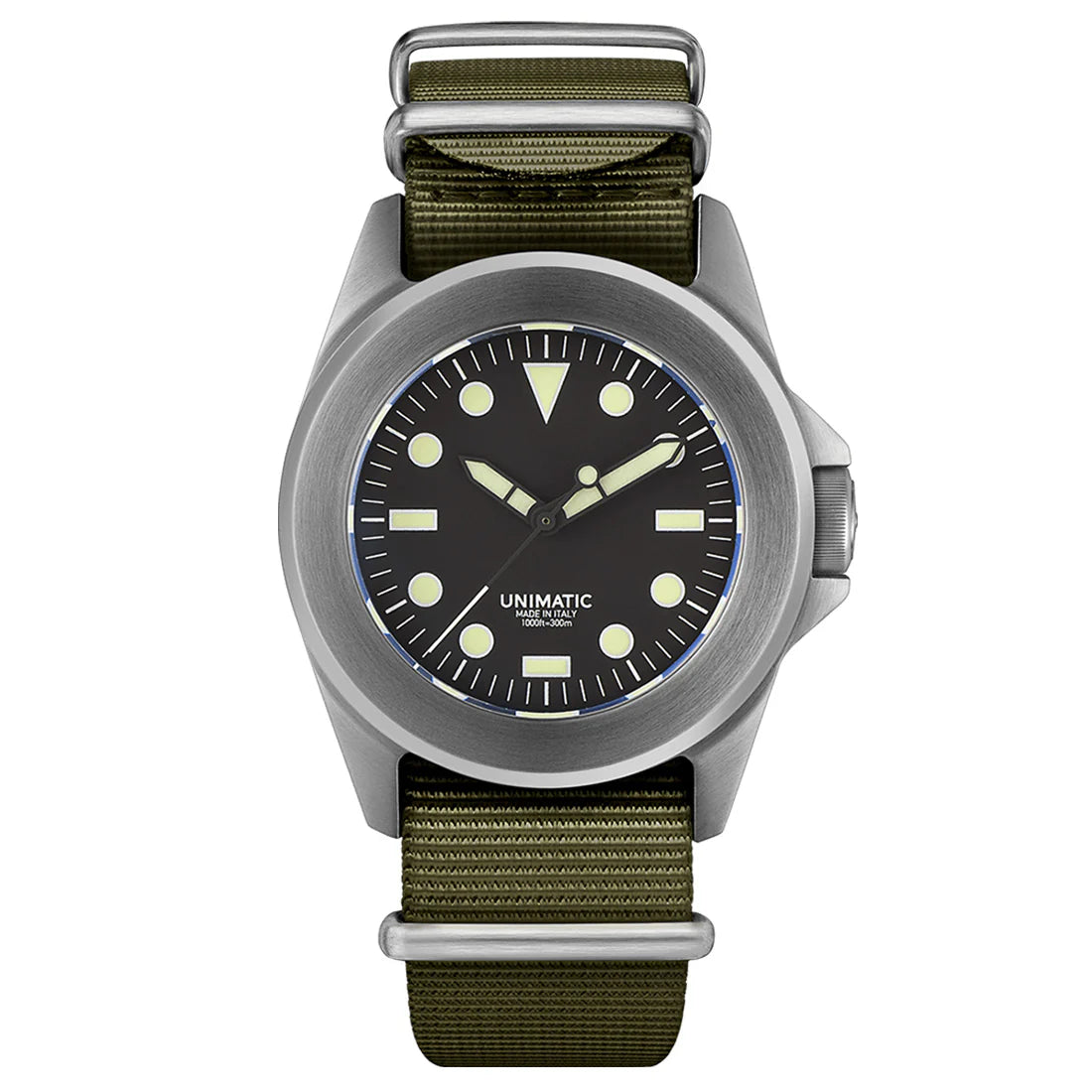 Unimatic U4 Military Watch Kit – Black Silver Olive | Limited Edition Field Watch
